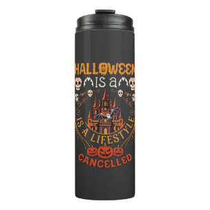 Bouteilles Isothermes Halloween Est Lifestyle Annulé Château Crânes Pomp
