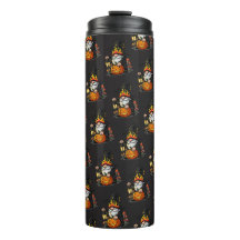 Halloween Gnome Thermal Tumbler