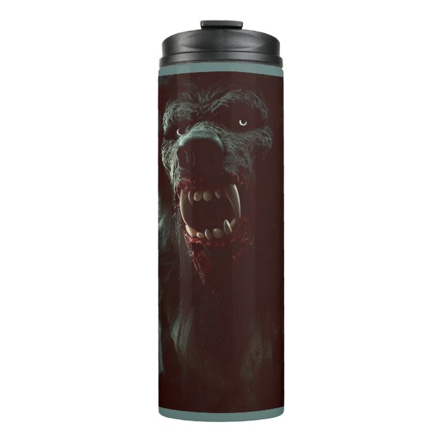 Bouteilles Isothermes Halloween - Loup-garou 2 (Devant)