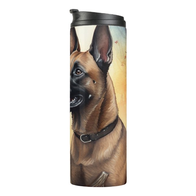 Bouteilles Isothermes Halloween Malinoi Belge Avec Peur Citrouille (Tourné sur la droite)