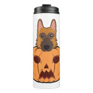 Bouteilles Isothermes Halloween Mignons Bergers Allemands Coincés Dans U