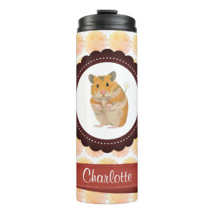 Bouteilles Isothermes Hamster des filles rouges et roses