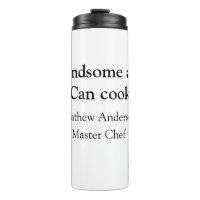 Handsome et peut cuisiner ajouter nom maître chef 