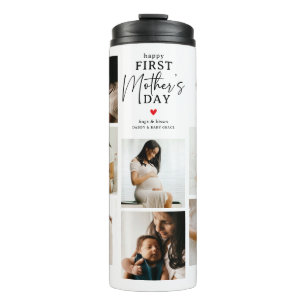 Bouteilles Isothermes Happy First Mother's Day' Photo Collage Keepsaké