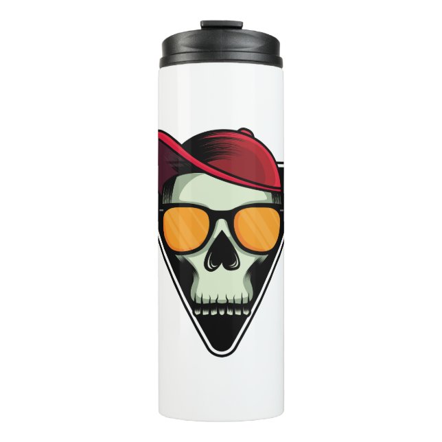 Bouteilles Isothermes Happy halloween skull (Devant)