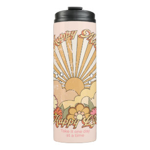 Bouteilles Isothermes Happy Mind Happy Life Hippy Vibes Super