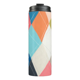 Bouteilles Isothermes Harlequin Hopscotch - Motif Jacquard
