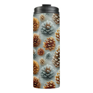 Bouteilles Isothermes Harmonie des Pinecones d'hiver