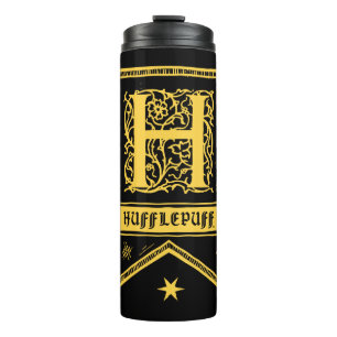 Bouteilles Isothermes Harry Potter   Bannière Monogramme Hufflepuff