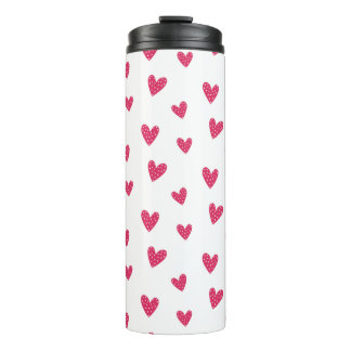 Bouteilles Isothermes Heart pattern with white dots