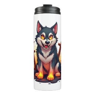 Bouteilles Isothermes Hellhound Husky Chien