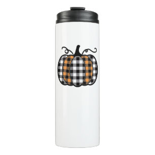 Bouteilles Isothermes Hey Citrouille Buffalo Plaid pour l'automne automn