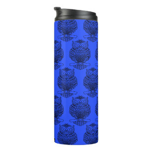 Bouteilles Isothermes Hibou (bleu foncé) - Tumbler thermique