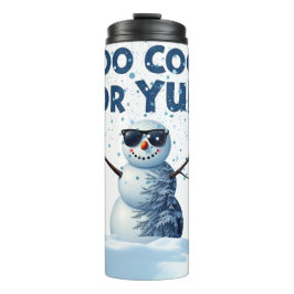 Bouteilles Isothermes "Hip Snowman Holiday Design - Drinkware