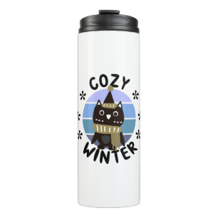 Bouteilles Isothermes Hiver agréable, chouette