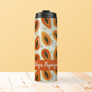 Bouteilles Isothermes Hiya Papaya Motif
