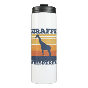 Bouteilles Isothermes Hommes Giraffe Whisperer Retro Animal Africain Vin