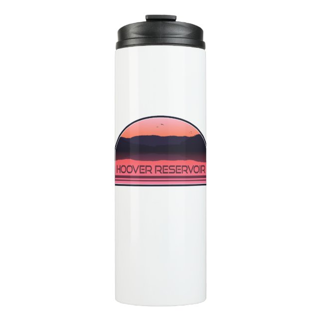 Bouteilles Isothermes Hoover Réservoir Ohio Red Sunrise (Devant)