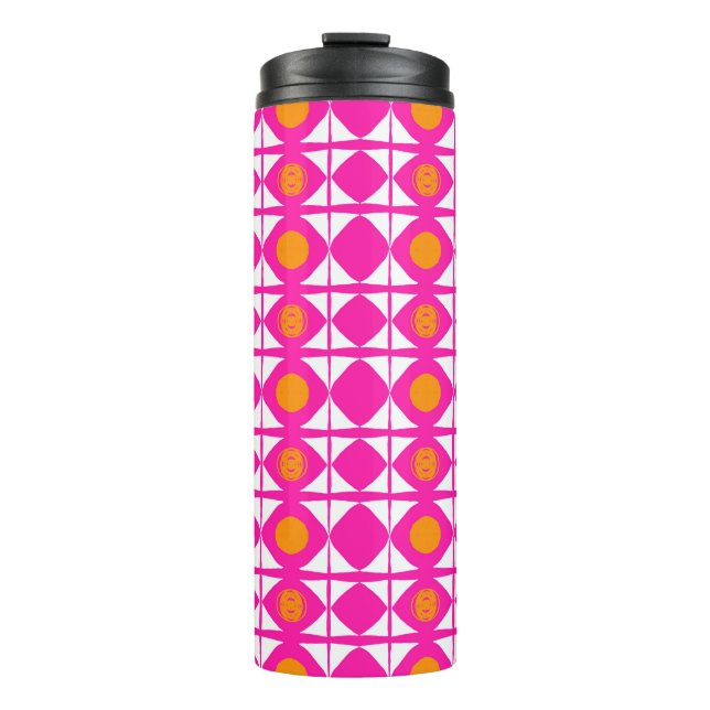 Bouteilles Isothermes Hot pink and orange tumbler (Devant)
