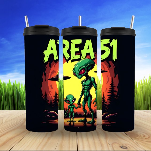 Bouteilles Isothermes Hotspot extraterrestre : Zone 51 (Créateur téléchargé)