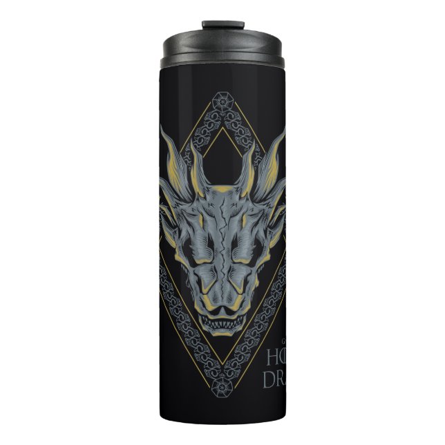 Bouteilles Isothermes HOUSE OF THE DRAGON | Balerion Skull Diamond Crest (Devant)