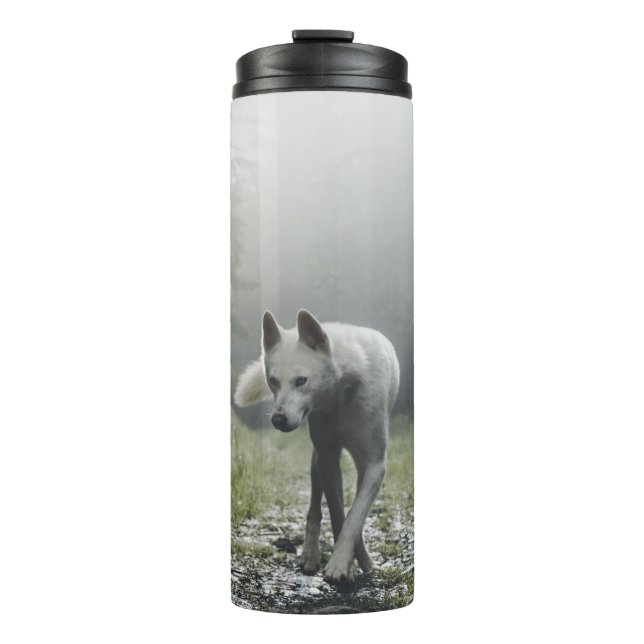 Bouteilles Isothermes Husky Sibérien Blanc (Devant)