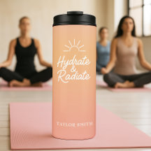 Hydrate et radier Personnalisé rose pâle