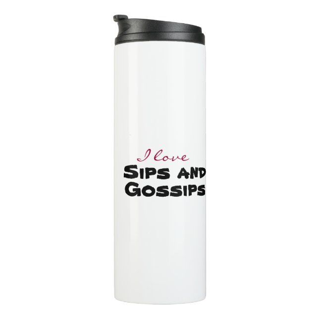 Bouteilles Isothermes I love [customize] (Tourné sur la droite)