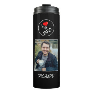 Bouteilles Isothermes I Love My Bro, Custom Photo - Personnalisé