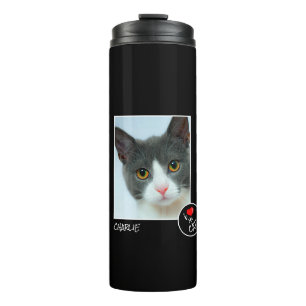 Bouteilles Isothermes I Love My Cat, Custom Photo - Pet Lovers