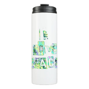 Bouteilles Isothermes I Love Peace Beautiful Art Print Text Design