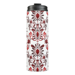 Bouteilles Isothermes Ikat Aquarelle : Tribal Ethnic Seamless.