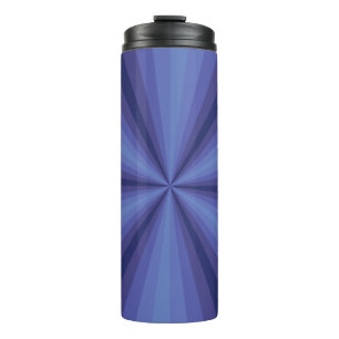 Bouteilles Isothermes Illusion optique Bleu Thermal Tumbler
