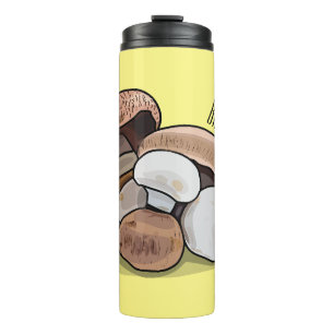 Bouteilles Isothermes Illustration de champignon de dessin animé 