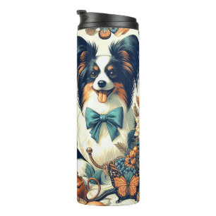 Bouteilles Isothermes Illustration de chien de papillon mignonne