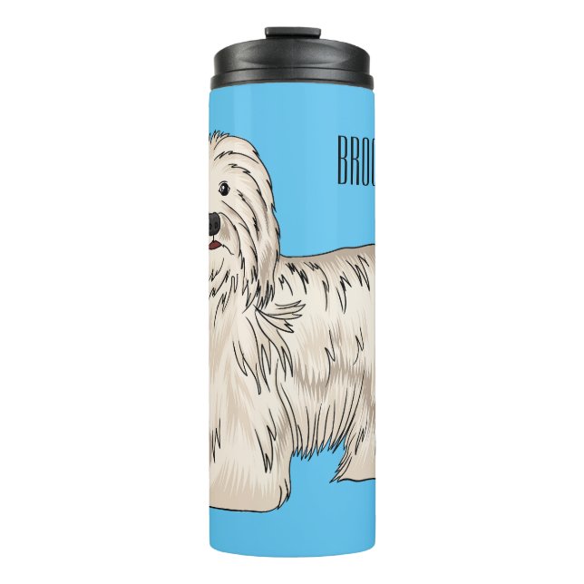 Bouteilles Isothermes Illustration de dessin de chien de Havan (Devant)