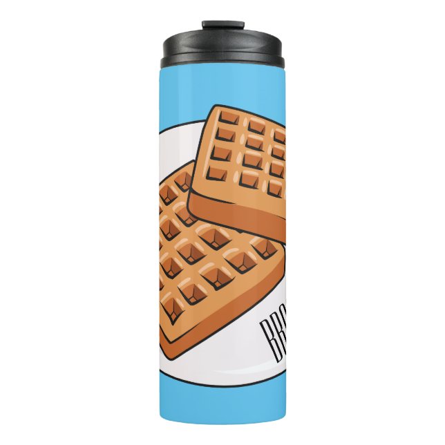 Bouteilles Isothermes Illustration de gaufre (Devant)