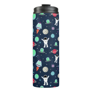 Bouteilles Isothermes illustration de motif spatial