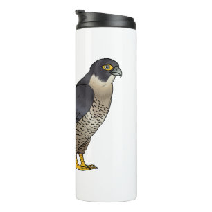 Bouteilles Isothermes Illustration d'oiseau de faucon pèlerin