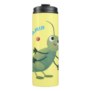 Bouteilles Isothermes Illustration d'un insecte du cricket vert mou