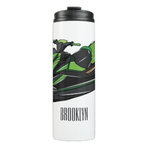 Bouteilles Isothermes Illustration Jet ski
