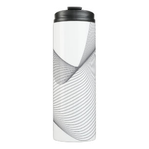 Bouteilles Isothermes Illustration moderne, simple et futuriste de l'ond