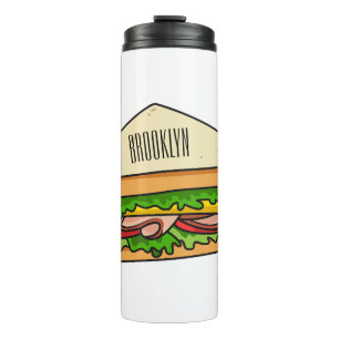 Bouteilles Isothermes Illustration Sandwich