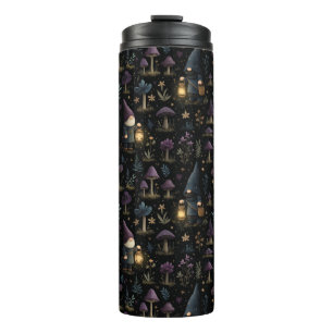Bouteilles Isothermes Imaginaire foncé Gnome et Motif de champignons