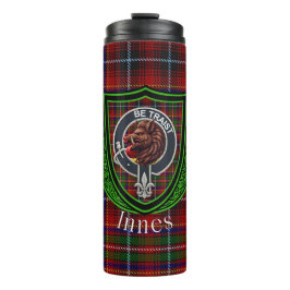Bouteilles Isothermes Innes Scottish Clan Tartan & Crest