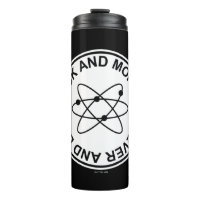 Insigne atomique Rick et Morty pour toujours et ja