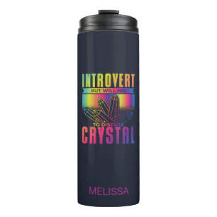 Bouteilles Isothermes Introverti Prêt à Discuter Cristal Personnaliser
