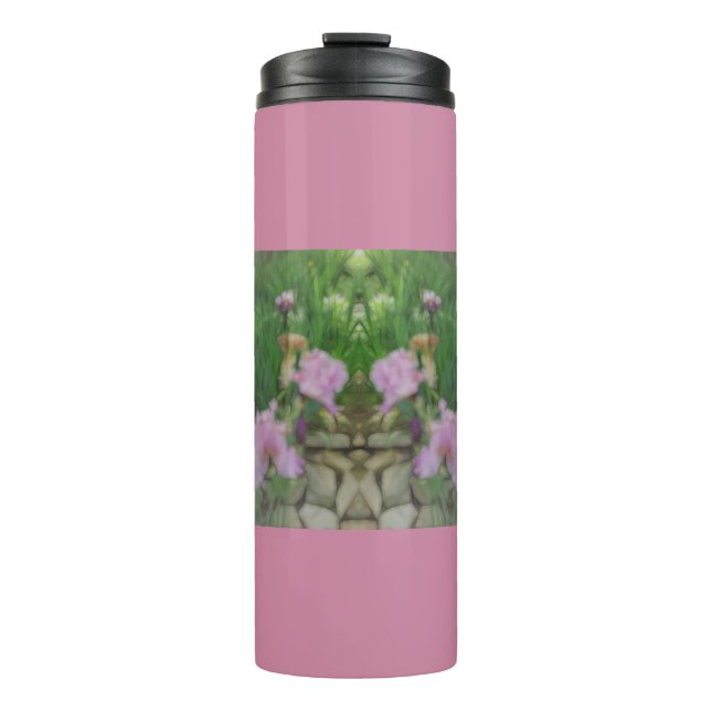 Bouteilles Isothermes Iris Floral Fantastique Surrealiste (Devant)