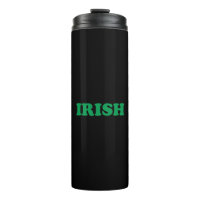 Irlandais vert noir moderne Saint Patrick Jour