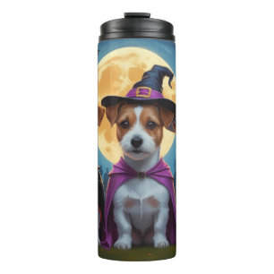Bouteilles Isothermes Jack Russell Chiens Citrouille Halloween Drôle